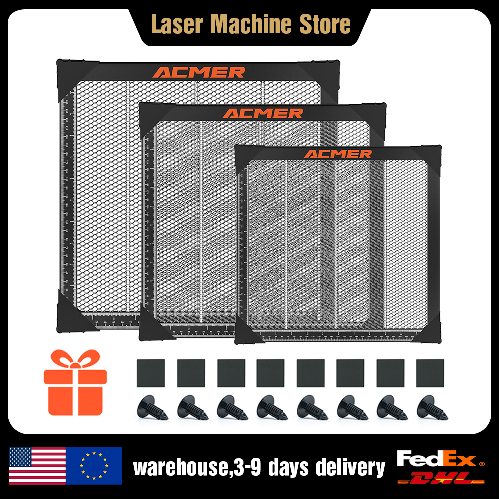 Fiber Laser Cutting Machine - ACMER Honeycomb Panel Laser Working Table