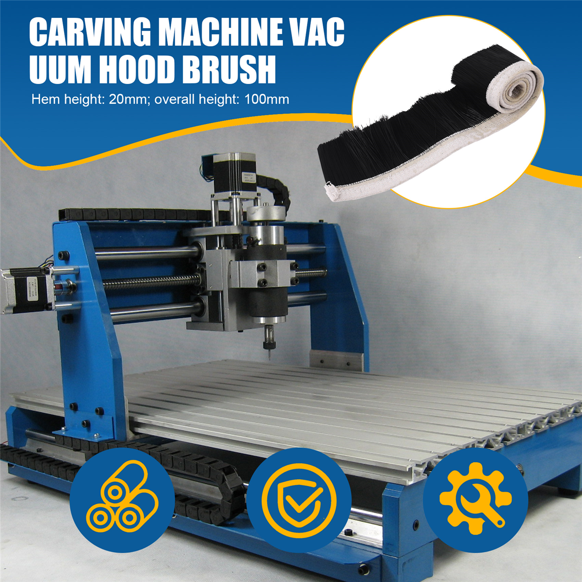 Cnc Router Machine - A11I Brush Vacuum Cleaner Dust Collector