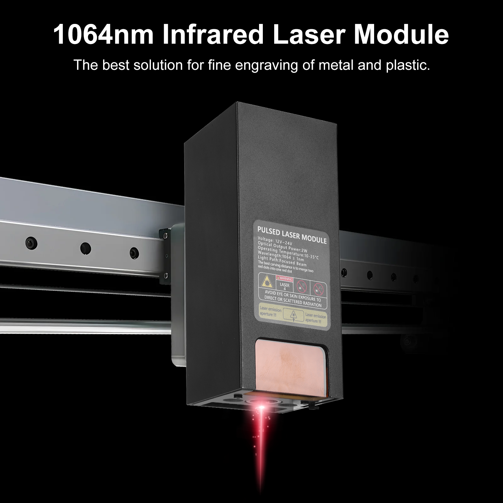 Metal Laser Cutter Head - Pulsed Laser Module Laser Head 1064nm