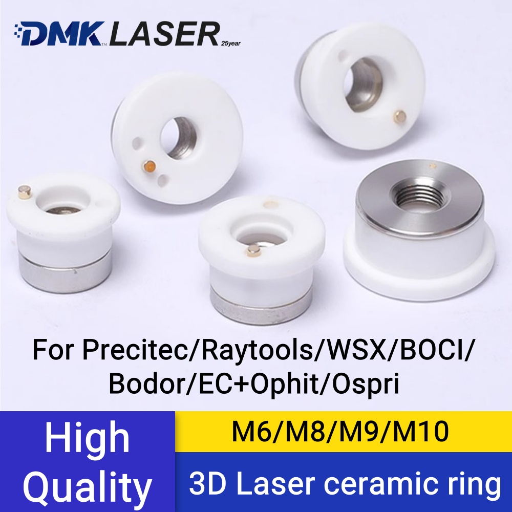 Metal Laser Cutter Head - DMK 3D laser ceramic ring nozzles
