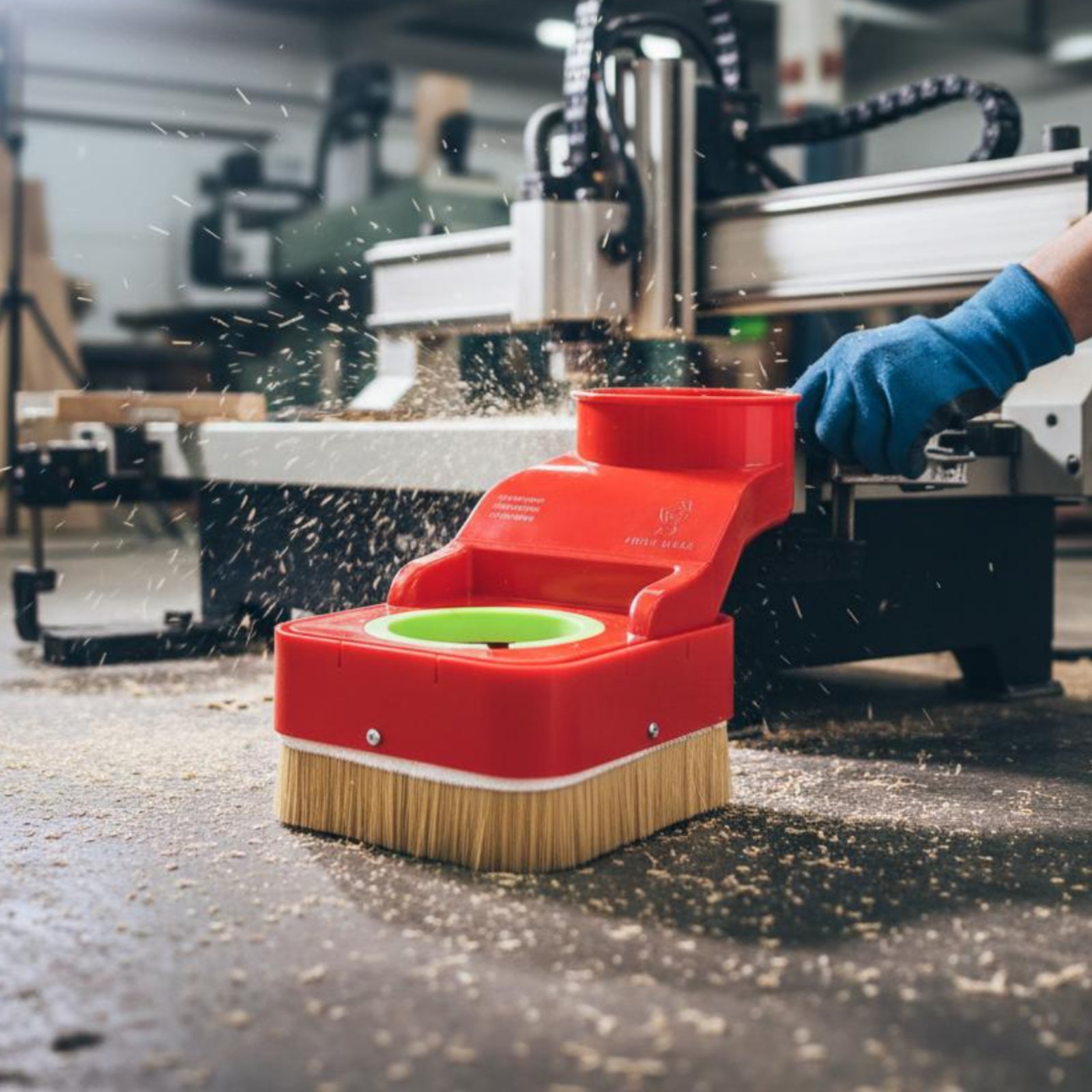 Cnc Router Machine - CNC Router Dust Shoe Woodworking Brush