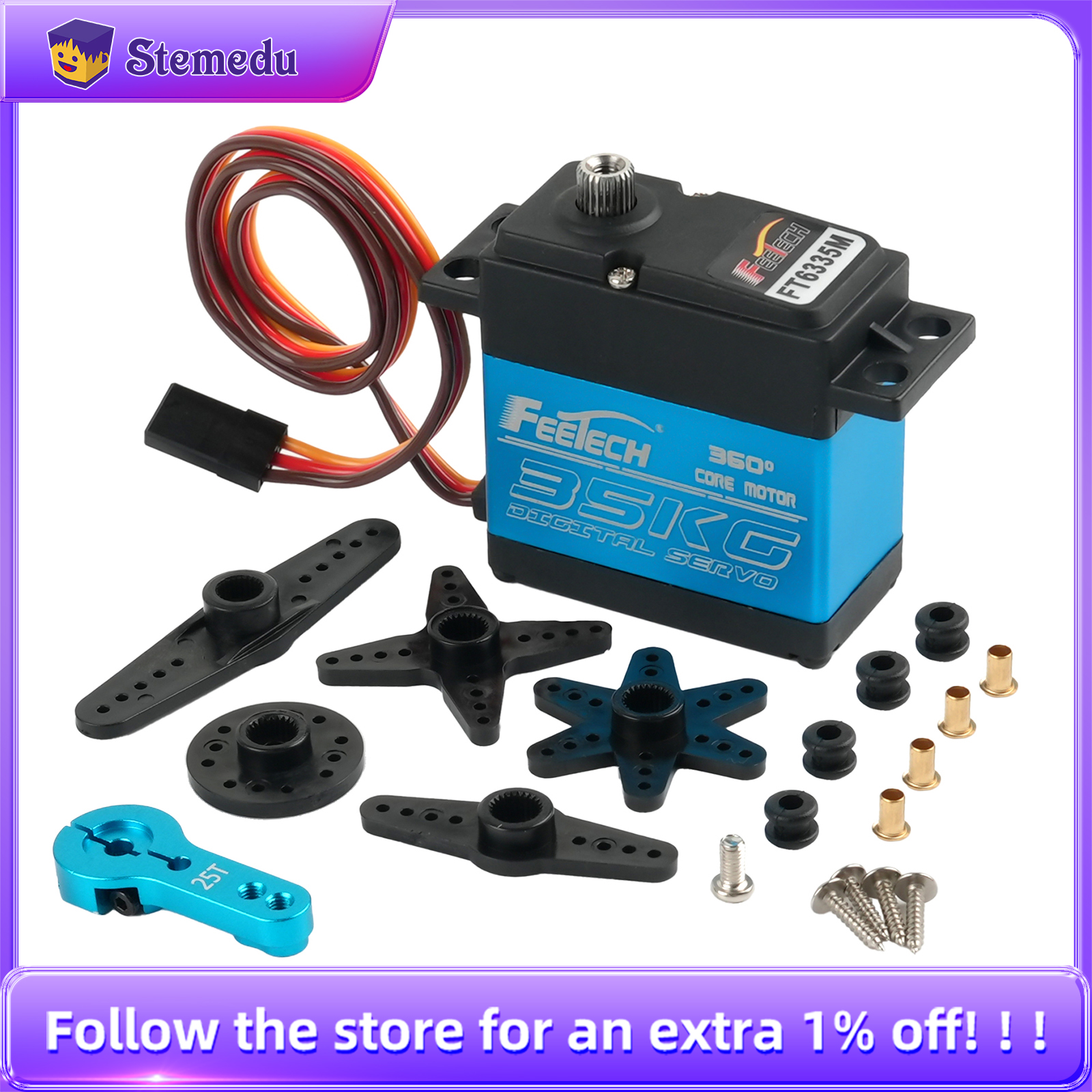 Servo Motor Cnc - Feetech FT6335M Digital RC Servos Motor