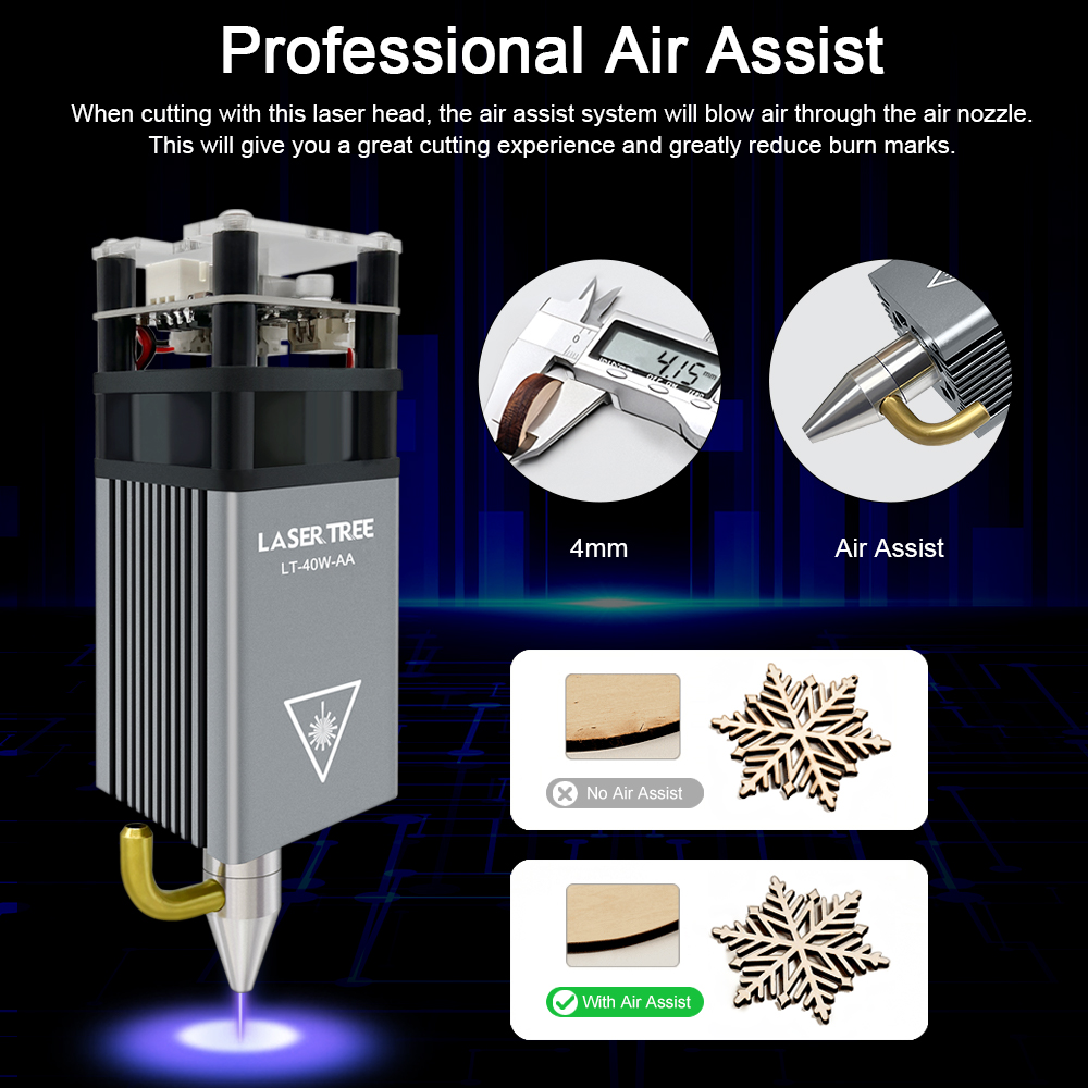 LASER TREE 5W Air Assist Metal - Industrial Laser Engraver avis et prix