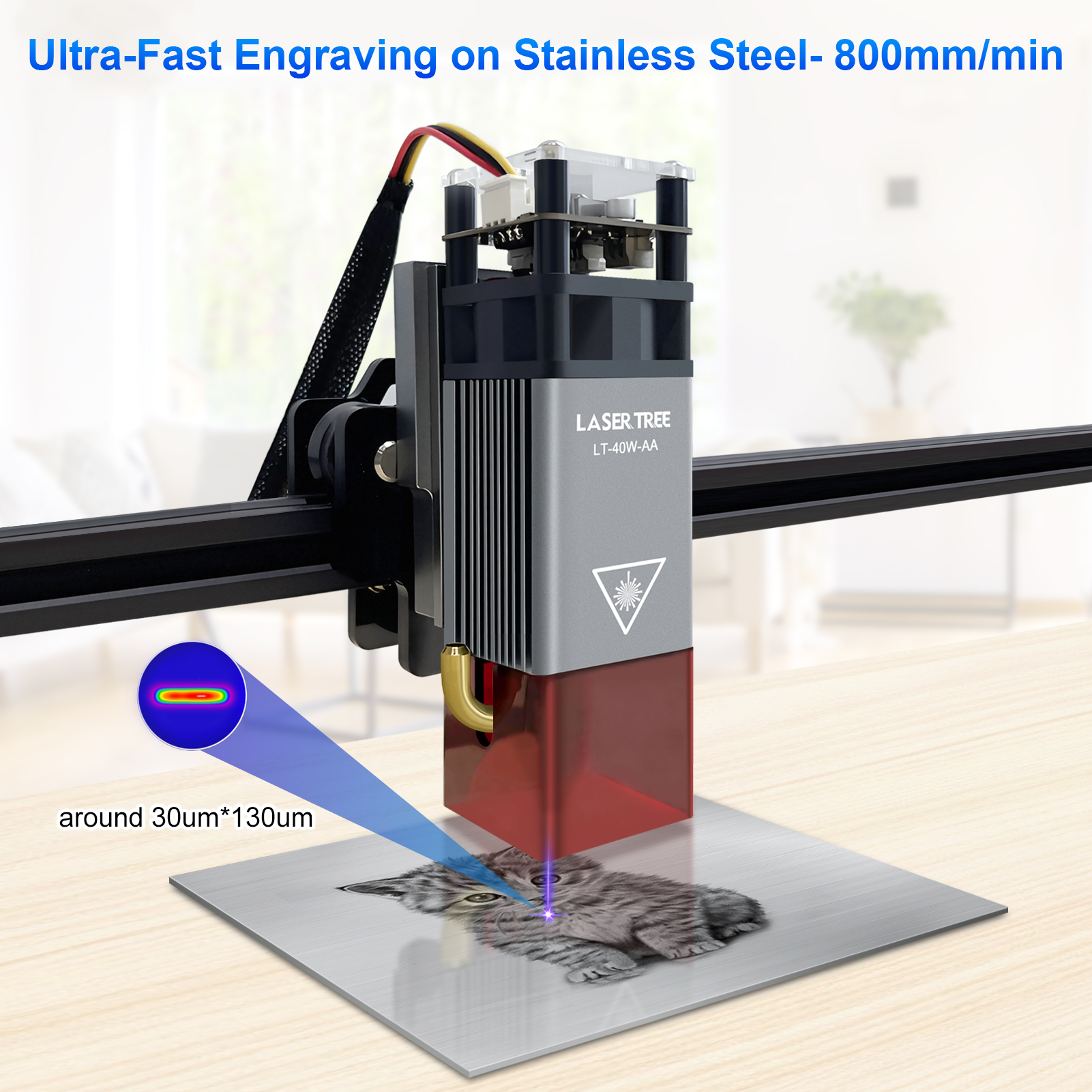 LASER TREE 5W Air Assist Metal - Industrial Laser Engraver avis et prix