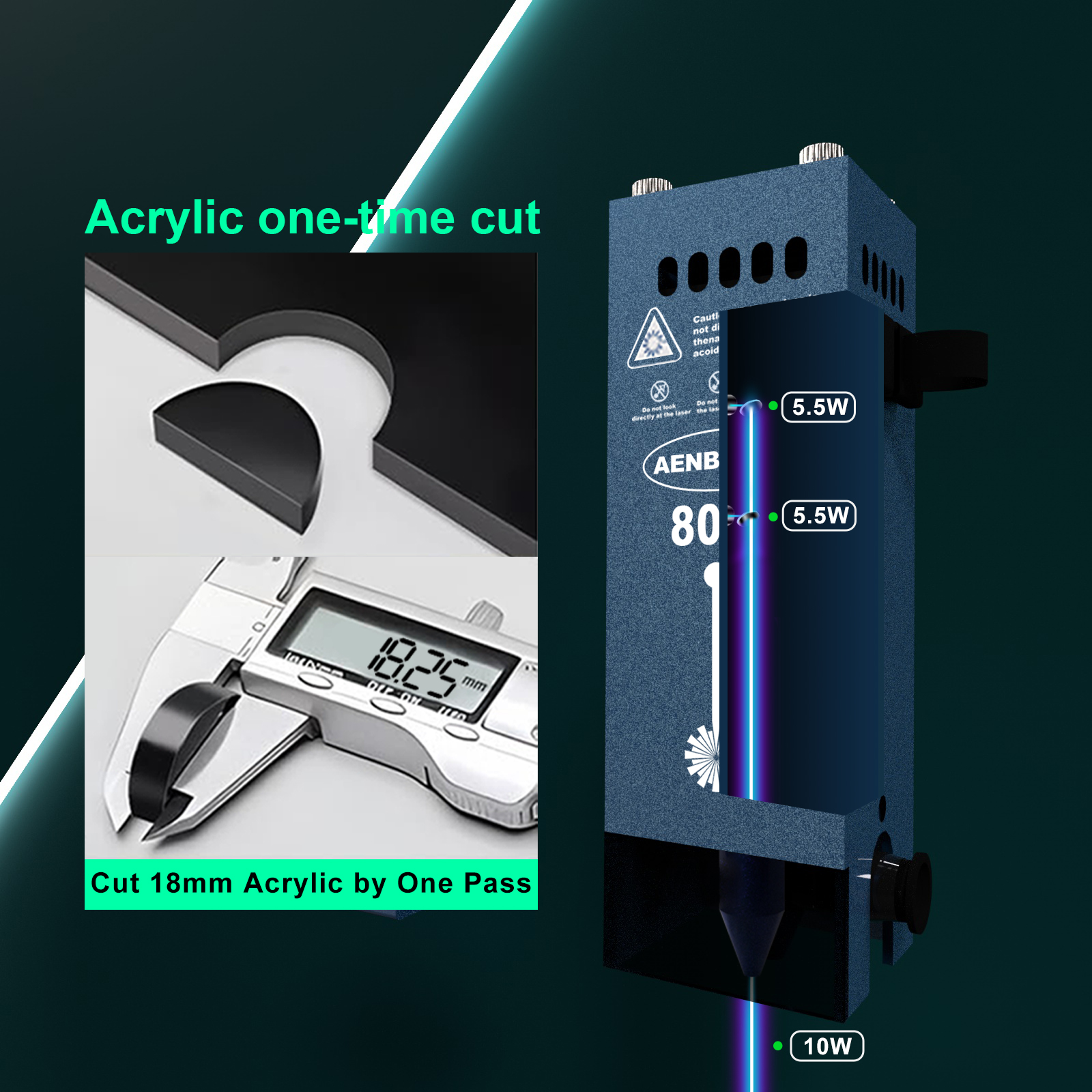 AENBUSLM 80W Laser Engraving H - Metal Laser Cutter Head avis et prix