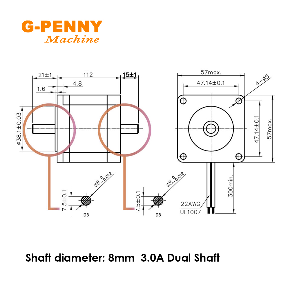 NEMA23 57x112mm 3Nm Stepper Mo - Cnc Router Machine avis et prix