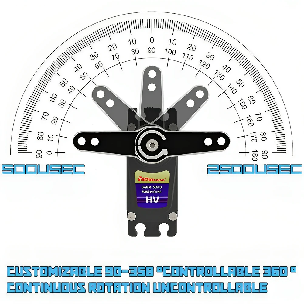 55kg Digital Servo 7.4V 180/27 - Servo Motor Cnc avis et prix