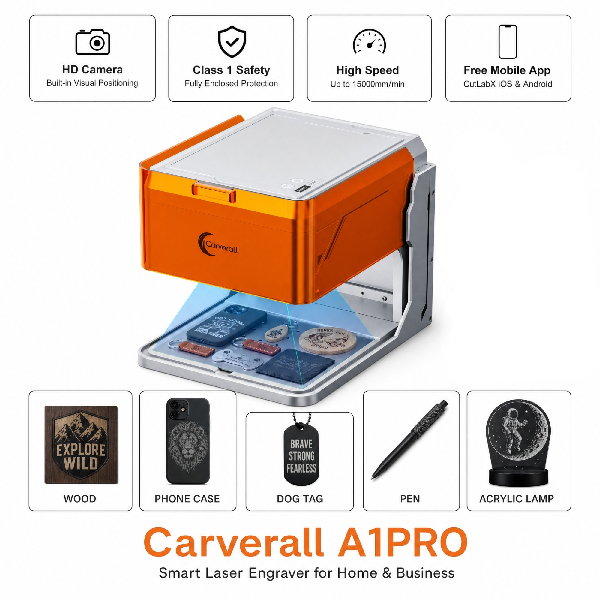Carverall A1PRO Desktop Laser  - Fiber Laser Cutting Machine avis et prix