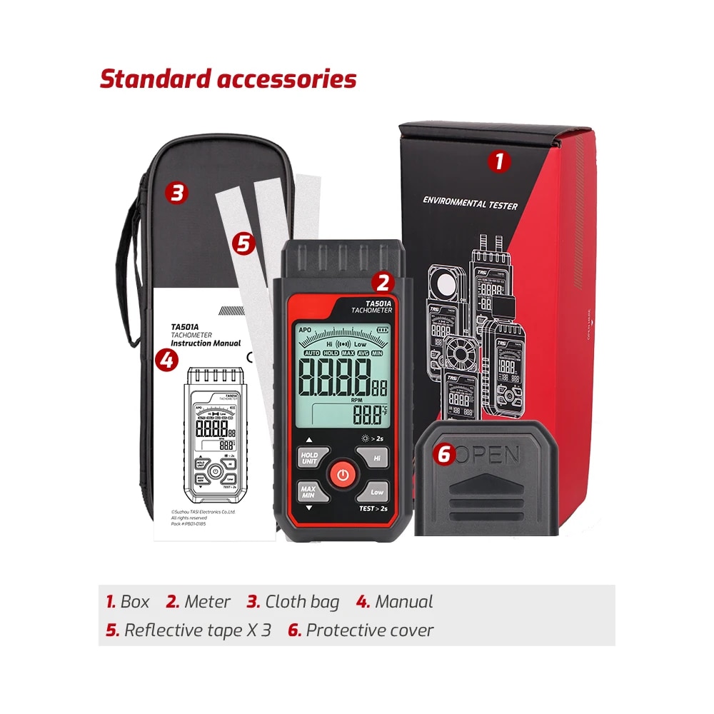 TA501A Laser Tachometer Up to  - Industrial Laser Tachometer avis et prix