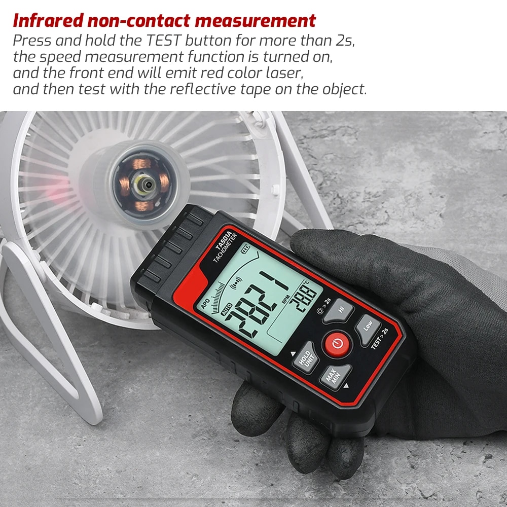TA501A Laser Tachometer Up to  - Industrial Laser Tachometer avis et prix