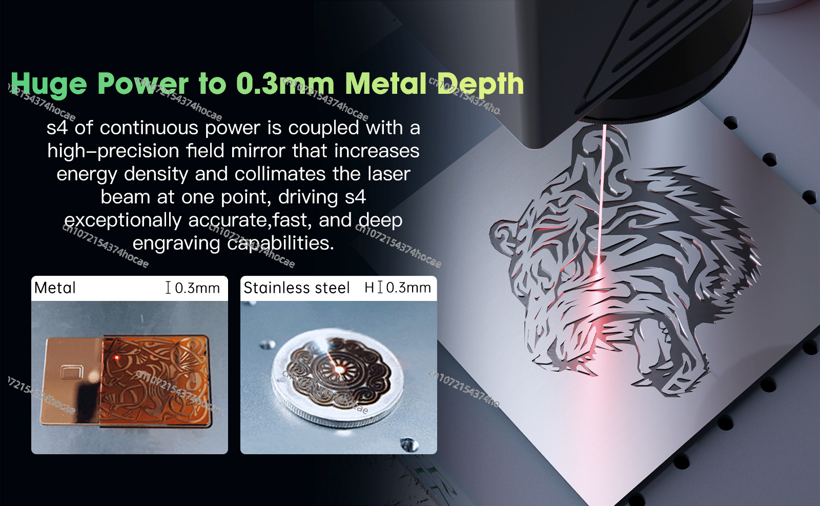 S4 20w portable fiber laser en - Industrial Laser Engraver avis et prix
