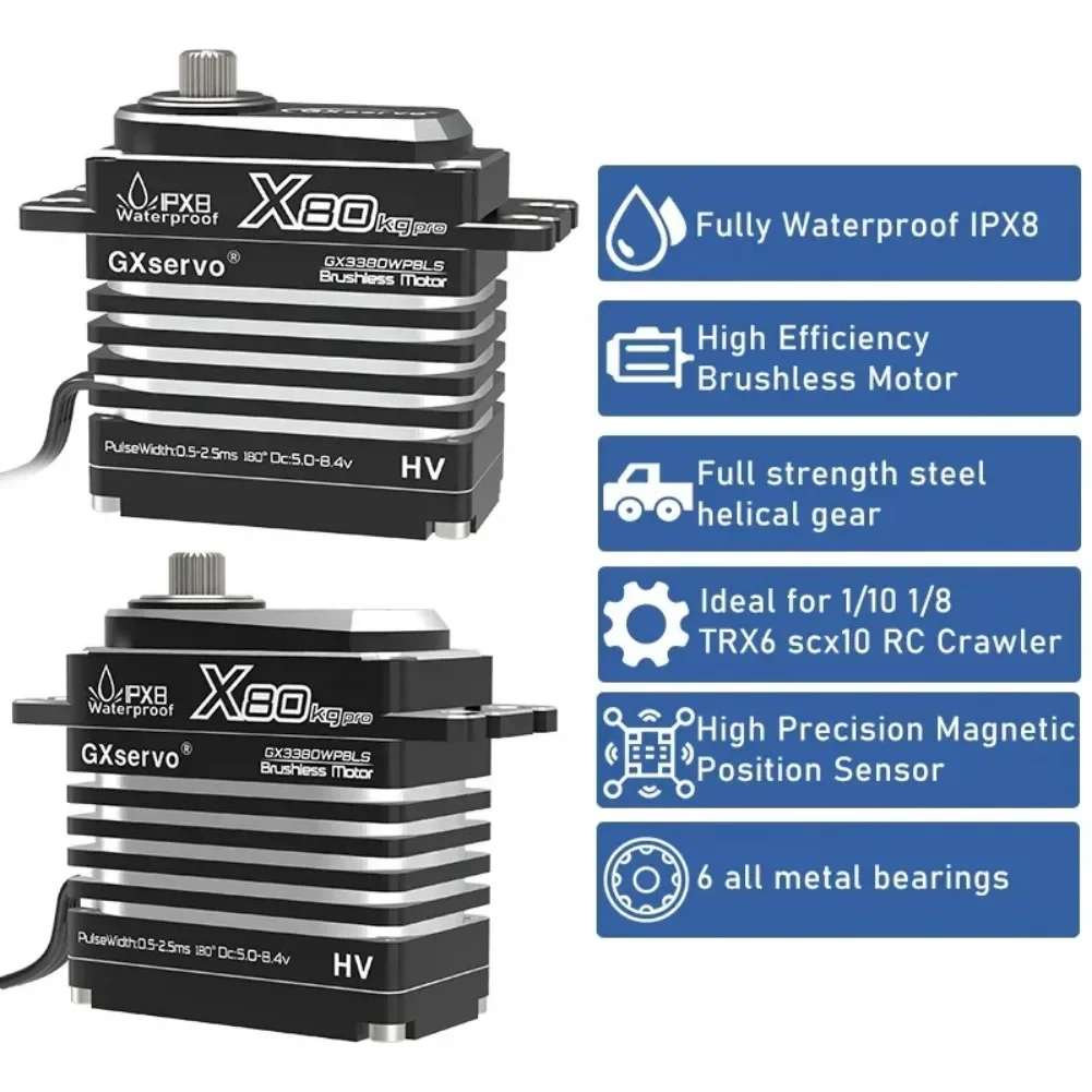 80KG Digital Servo Motor All M - Servo Motor Cnc avis et prix