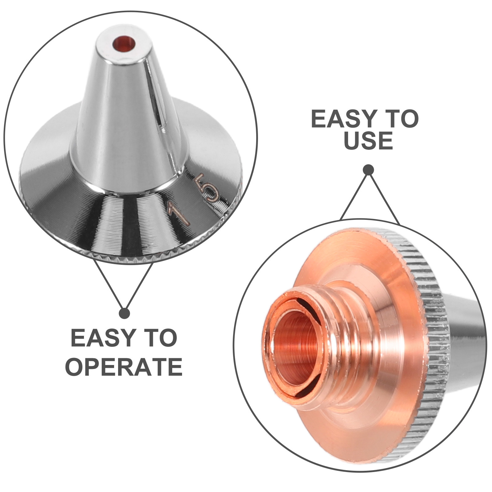 2Pcs Fiber Laser Cutting Nozzl - Laser Tube Replacement avis et prix