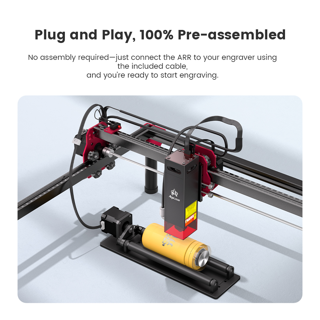 AlgoLaser Rotary Roller 360° R - Rotary Axis Laser Engraver avis et prix