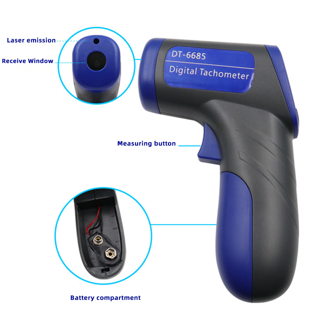 Non Contact Infrared Lasers Ta - Industrial Laser Tachometer avis et prix