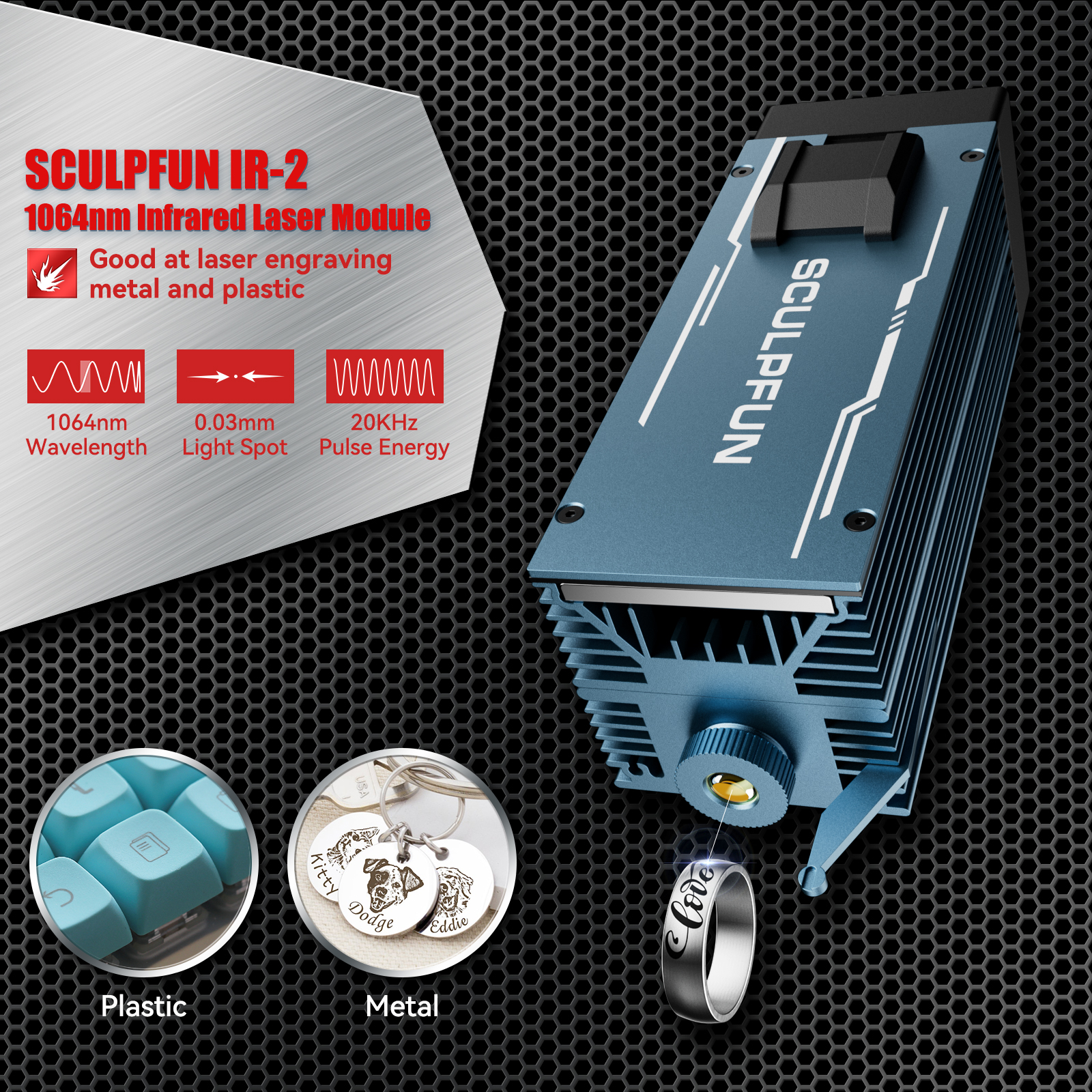 SCULPFUN 1064nm 2W Infrared La - Industrial Laser Engraver avis et prix