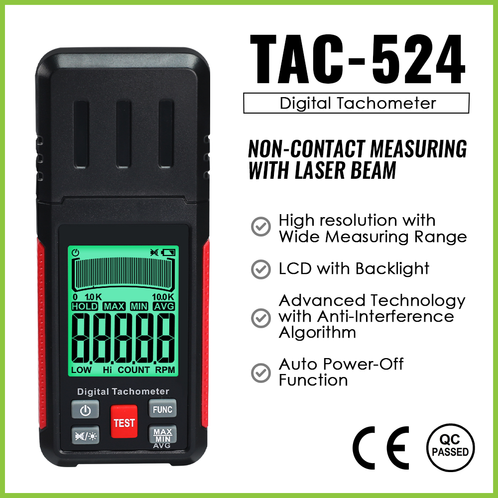 Digital High-Precision Tachome - Industrial Laser Tachometer avis et prix