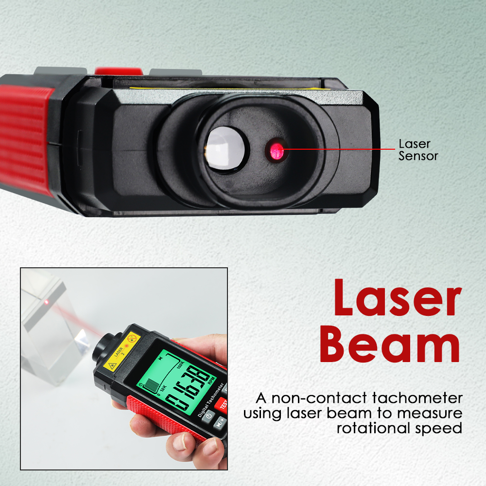 Digital High-Precision Tachome - Industrial Laser Tachometer avis et prix