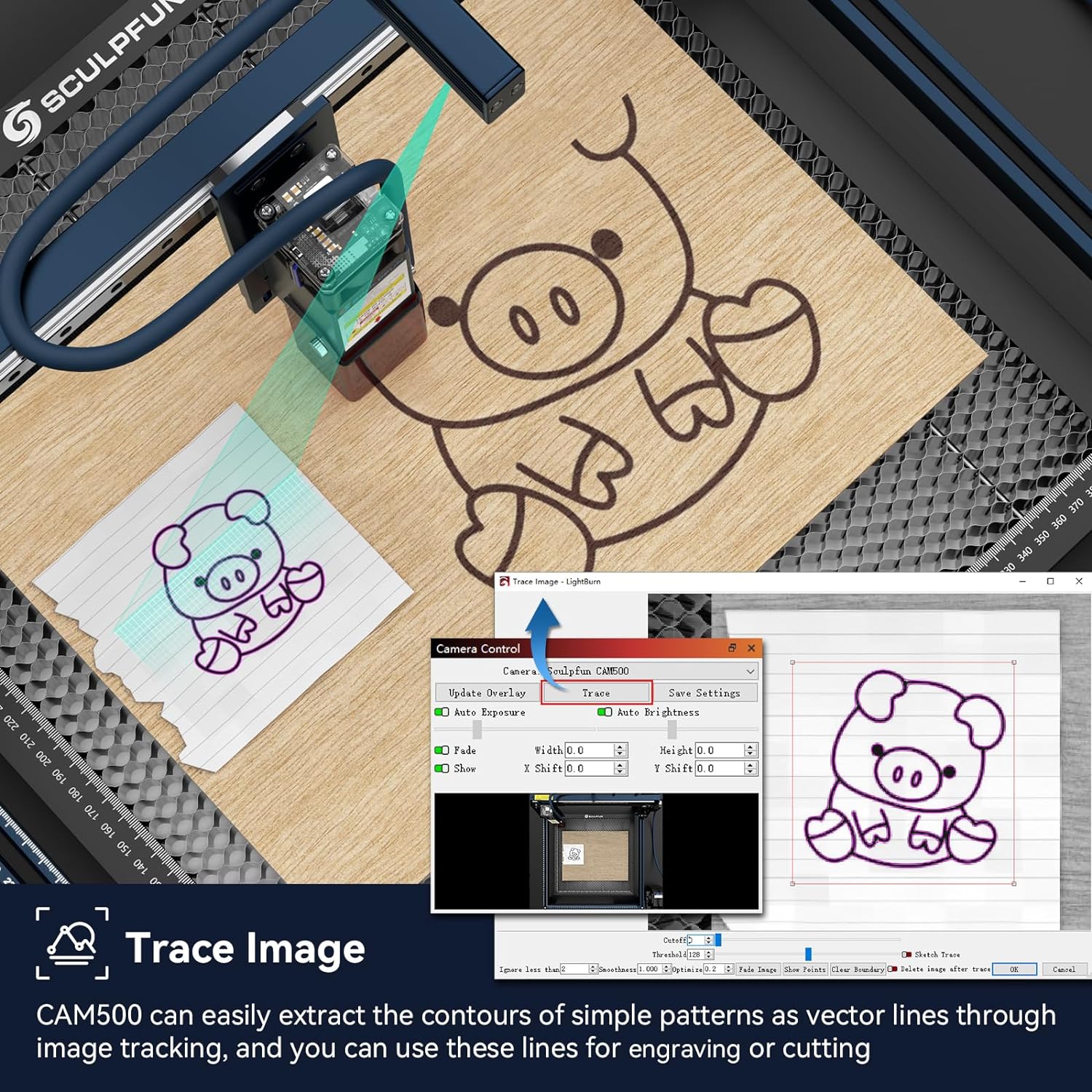 SCULPFUN Laser Engraver Camera - Industrial Laser Engraver avis et prix