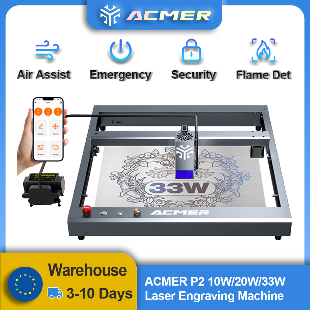 ACMER P2 Laser Engraver 33W 20 - Industrial Laser Engraver avis et prix