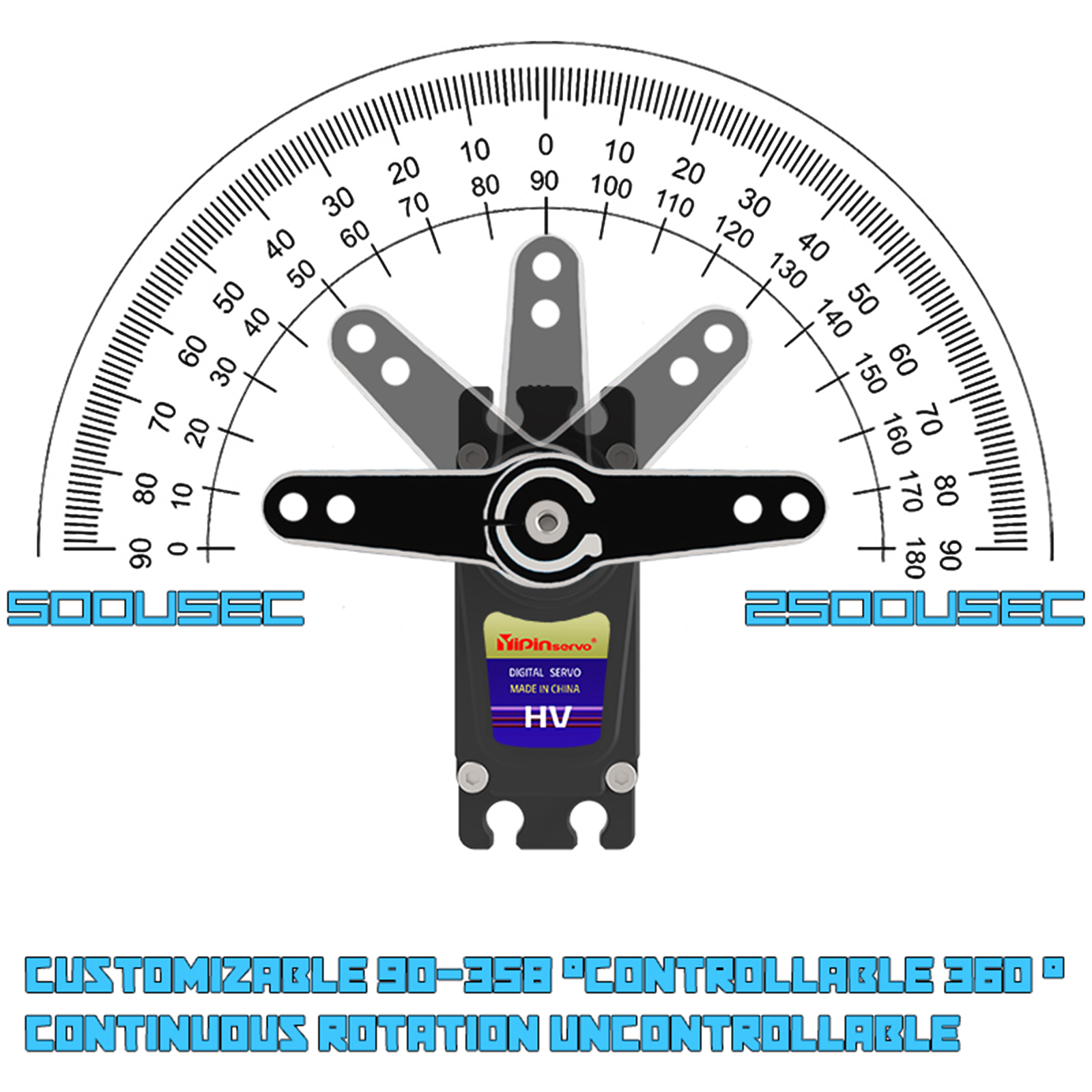 70kg Digital Servo 8.4V 180 De - Servo Motor Cnc avis et prix
