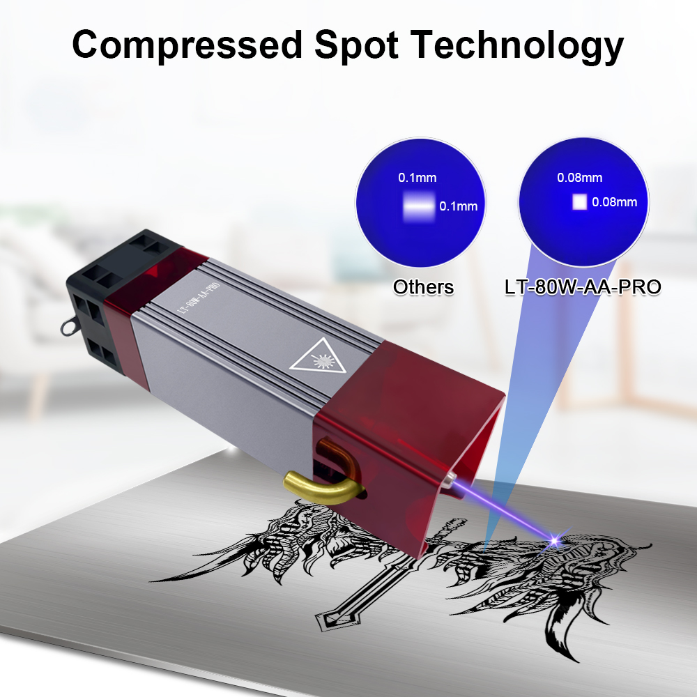 LASER TREE Pro 80W CNC Laser H - Metal Laser Cutter Head avis et prix
