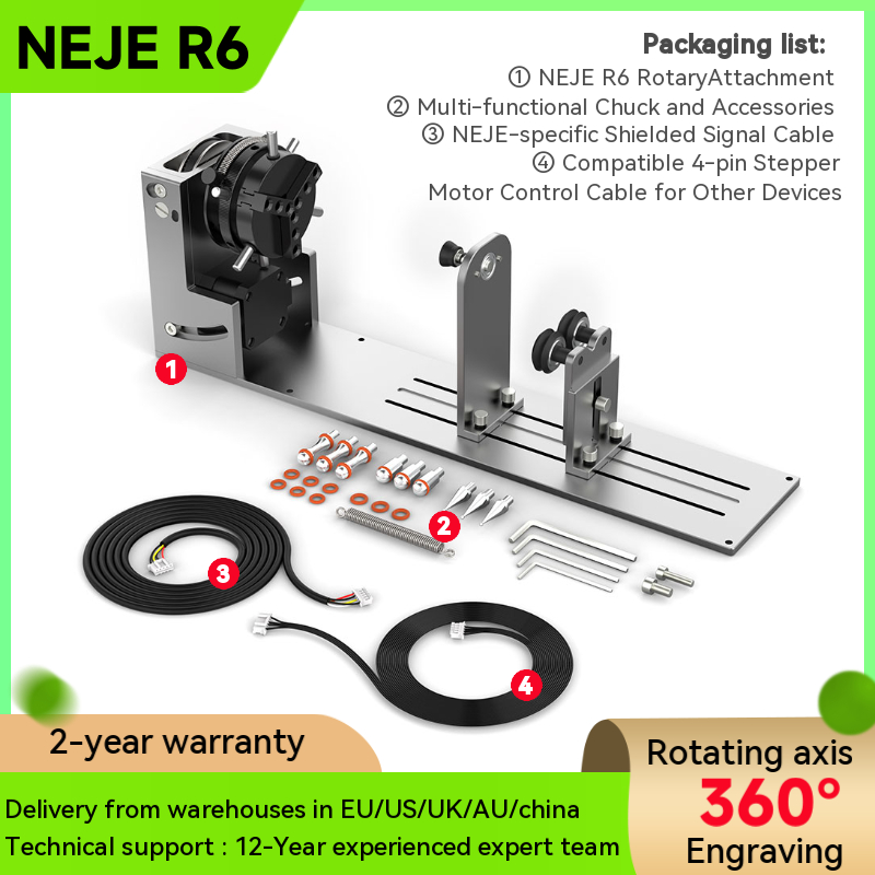 NEJE R6 Laser Engraving Machin - Rotary Axis Laser Engraver avis et prix