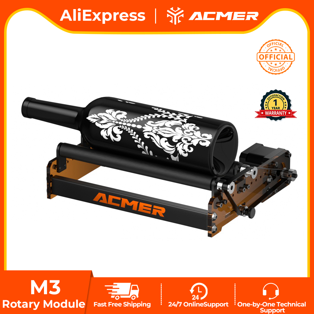 ACMER M3 Laser Rotary Roller 3 - Rotary Axis Laser Engraver avis et prix