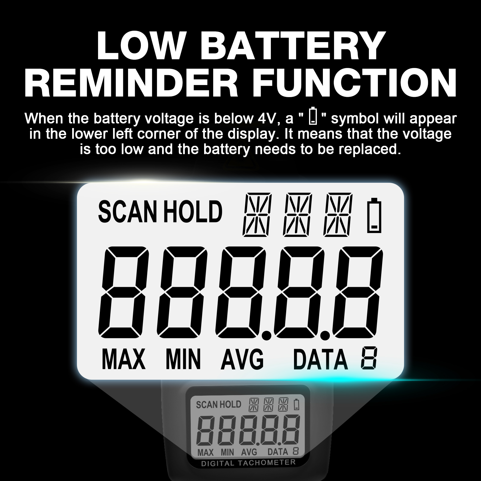 HP-9236C Digital Tachometer, 2 - Industrial Laser Tachometer avis et prix