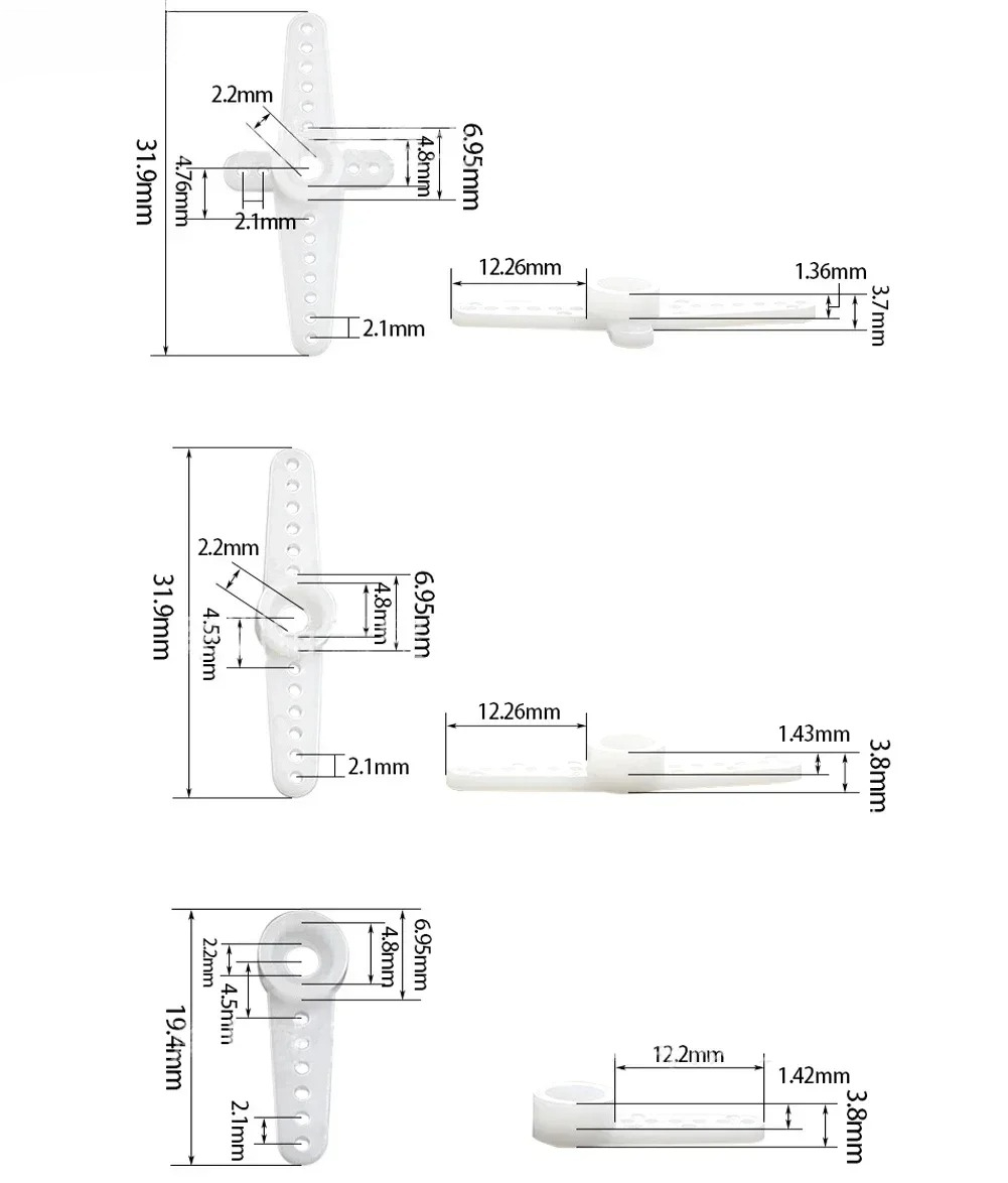 4PCS 9g SG92R Micro Servo Plas - Servo Motor Cnc avis et prix
