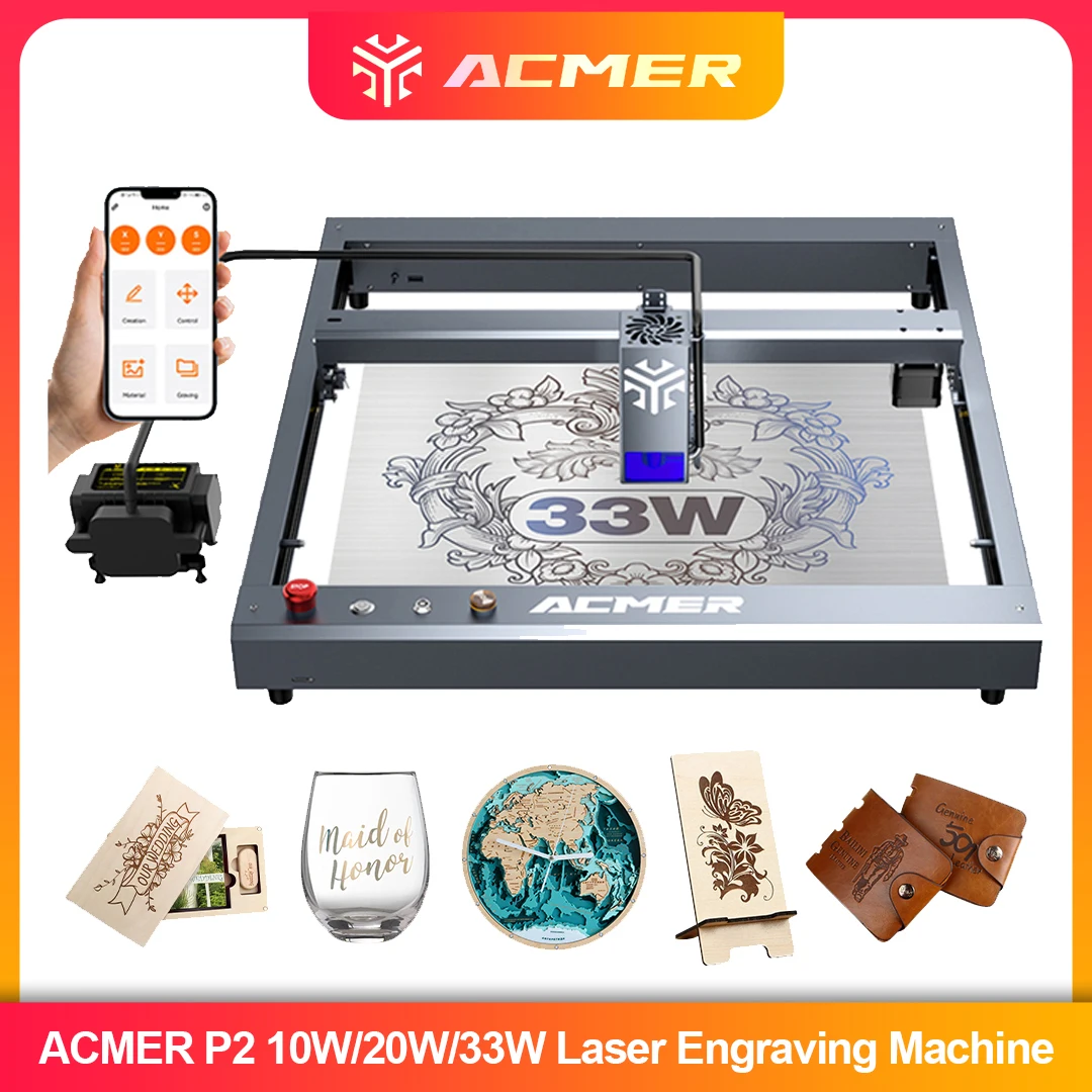 ACMER P2 Laser Engraver 33W 20 - Industrial Laser Engraver avis et prix