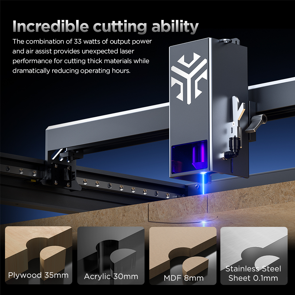 ACMER P2 Laser Engraver 33W 20 - Industrial Laser Engraver avis et prix