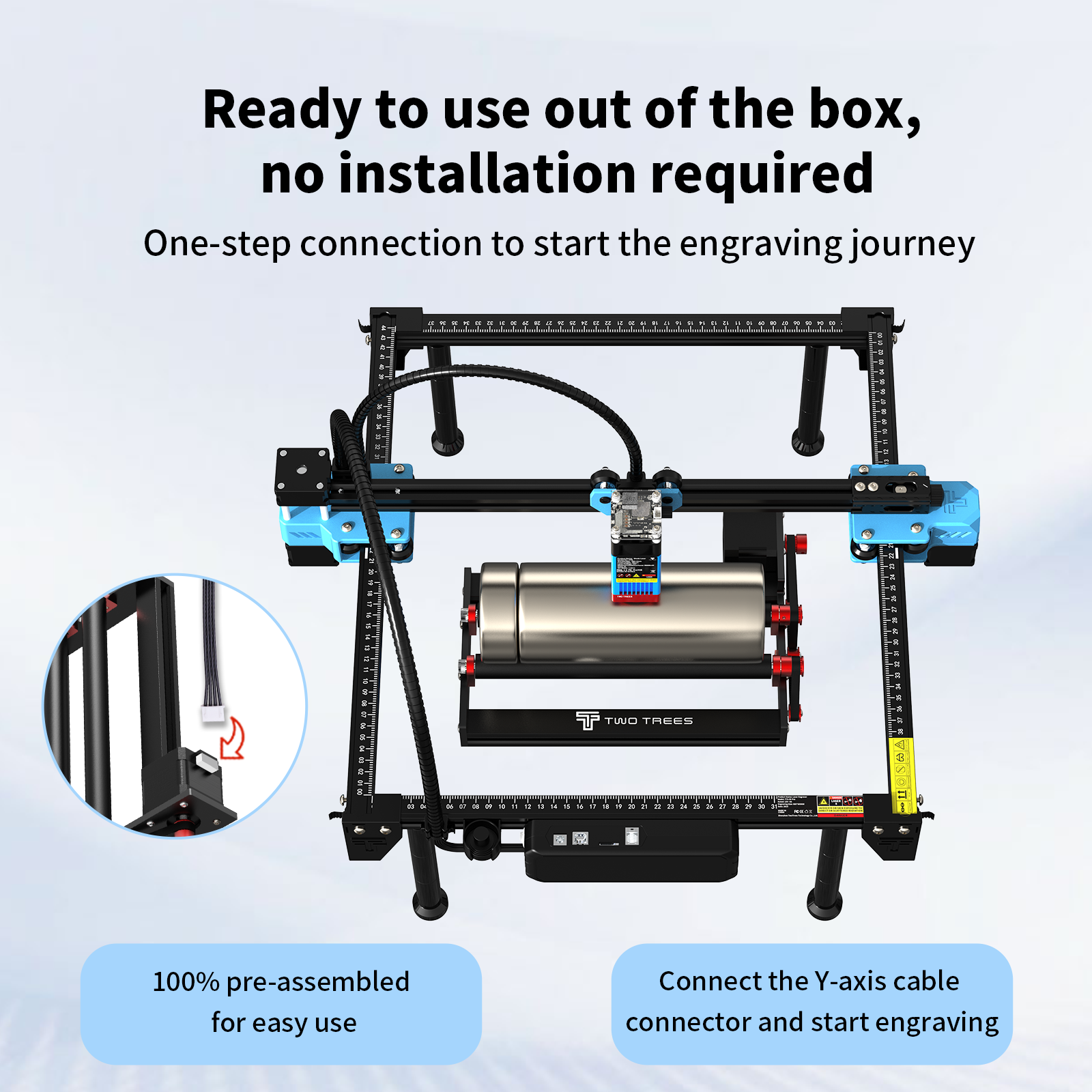 Twotrees Laser Engraving Machi - Rotary Axis Laser Engraver avis et prix