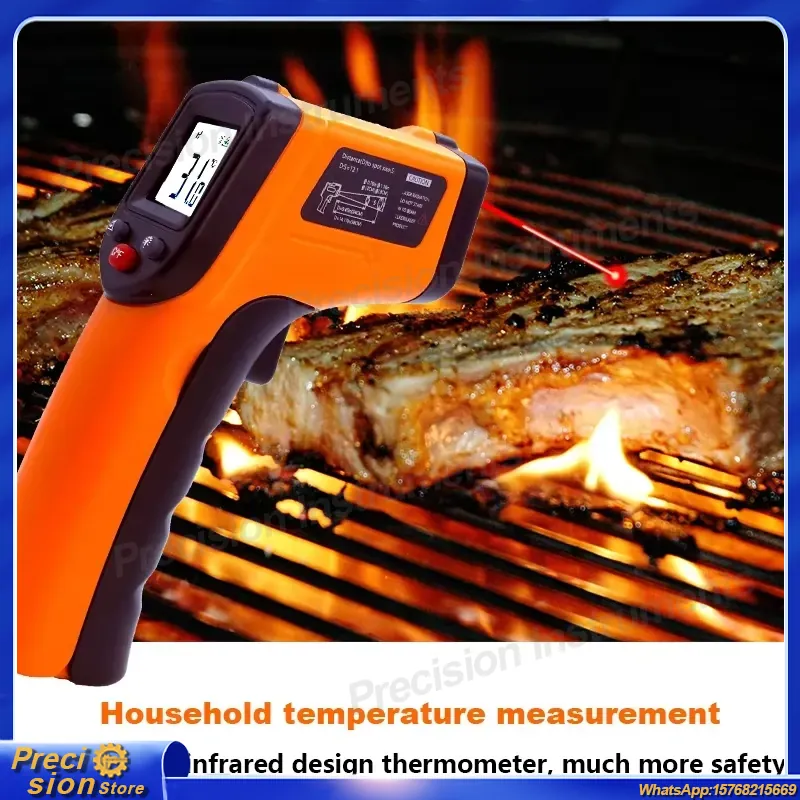 Infrared Thermometer Gun Non C - Industrial Handheld Laser avis et prix