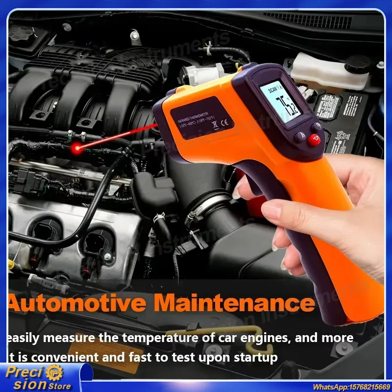 Infrared Thermometer Gun Non C - Industrial Handheld Laser avis et prix