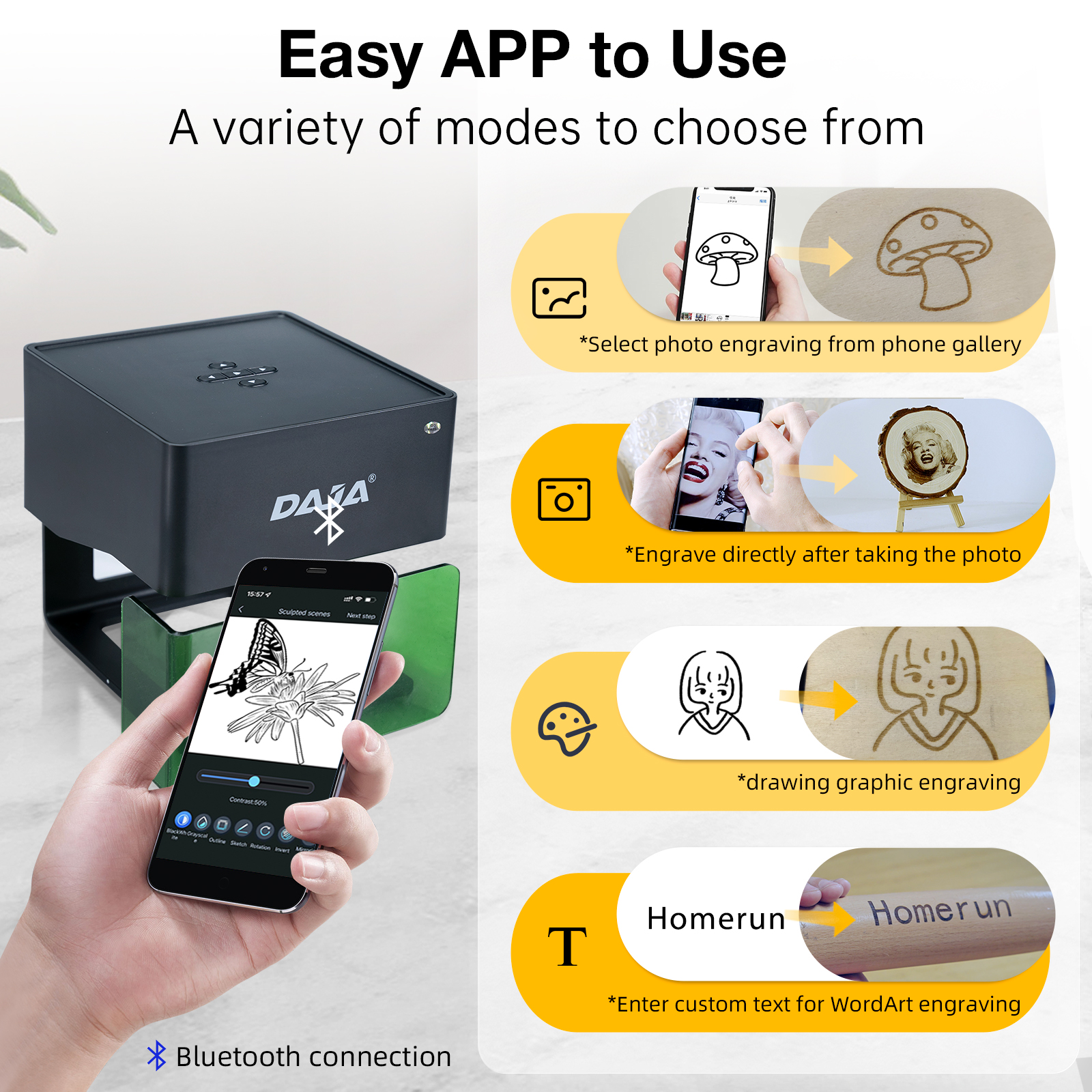 DAJA DJ6 Mini Portable Laser E - Fiber Laser Cutting Machine avis et prix