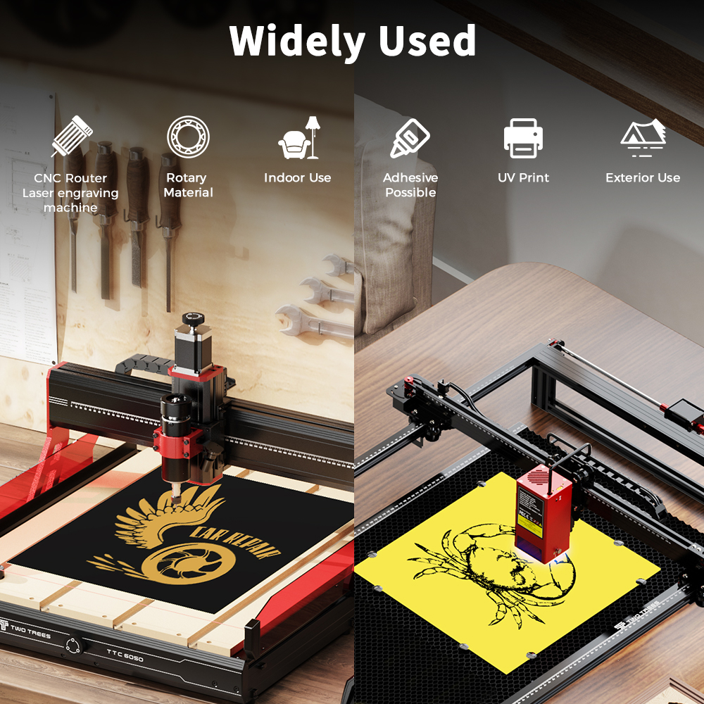 1PCS ABS Two-color Board Size  - Cnc Router Machine avis et prix