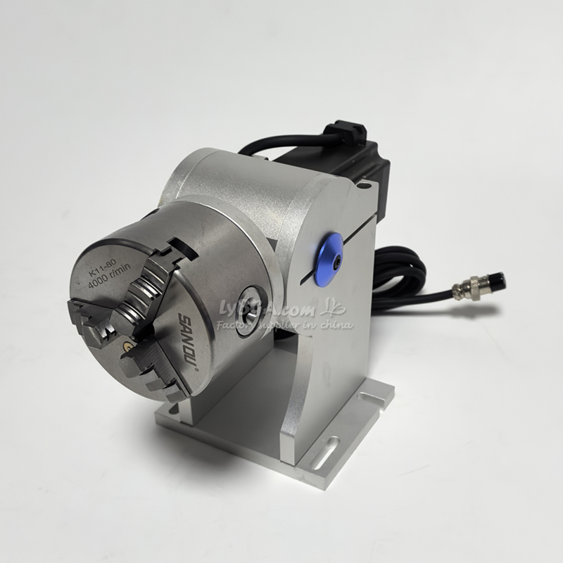 New D80 80mm Chuck A Axis Nema - Rotary Axis Laser Engraver avis et prix