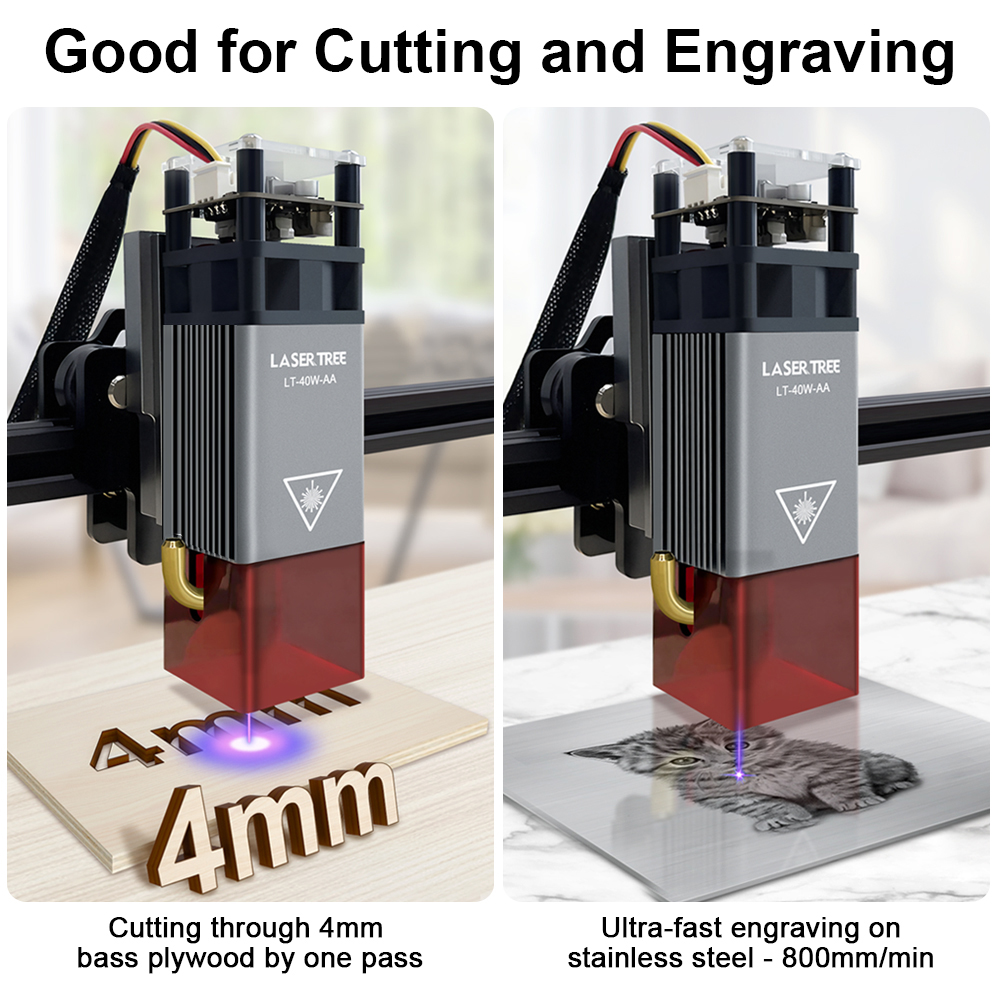 LASER TREE 4w 5W Laser Module  - Metal Laser Cutter Head avis et prix