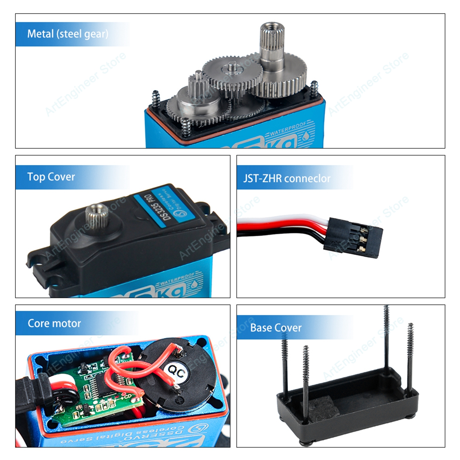 DS3235 PRO 35kg High-Torque Di - Servo Motor Cnc avis et prix