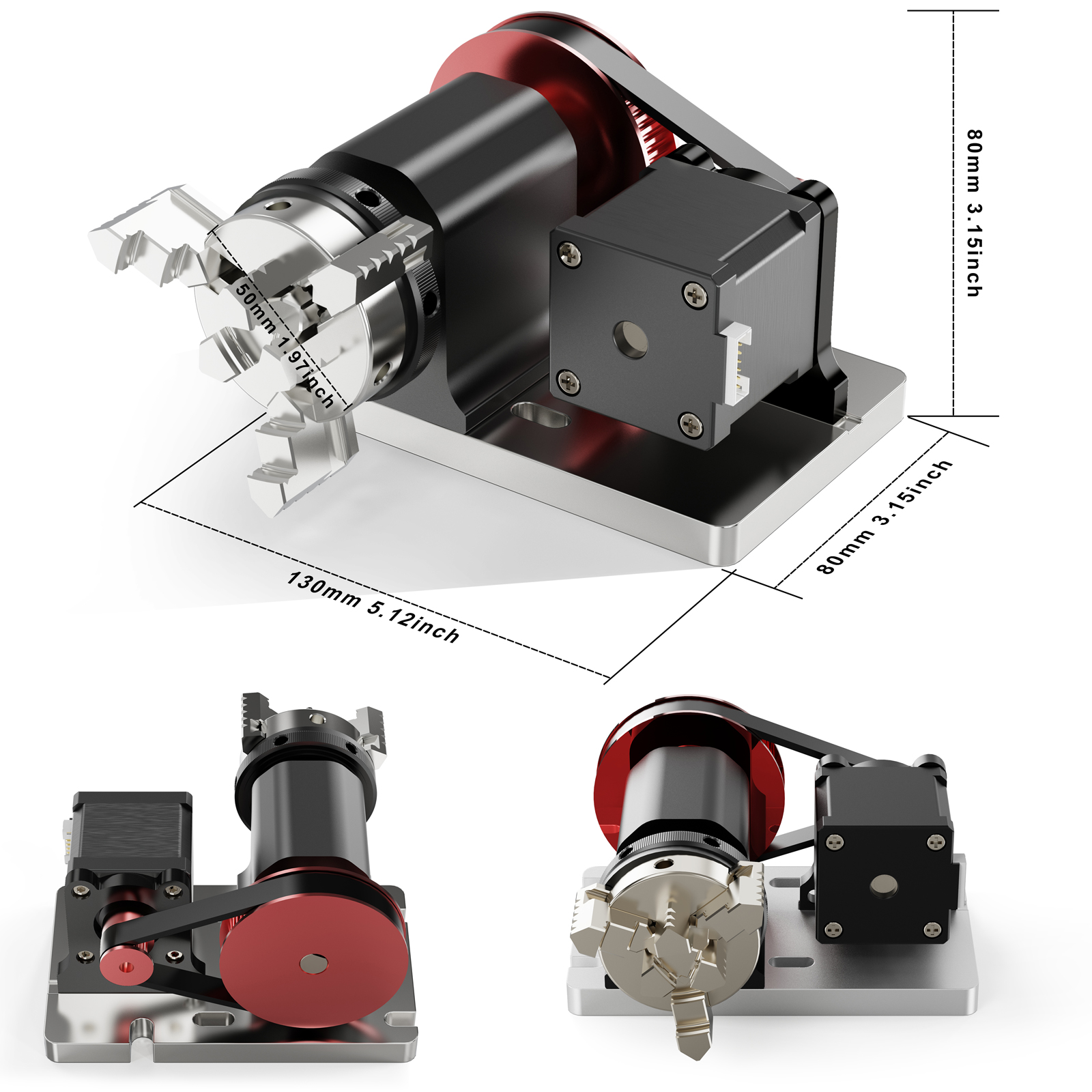 Twotrees 4th Axis Rotary Modul - Rotary Axis Laser Engraver avis et prix